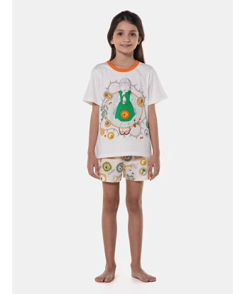 Pijama manga curta e short 