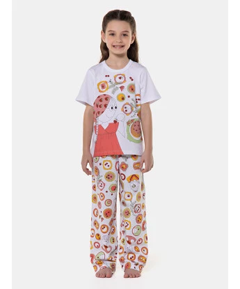 Pijama manga curta e calça