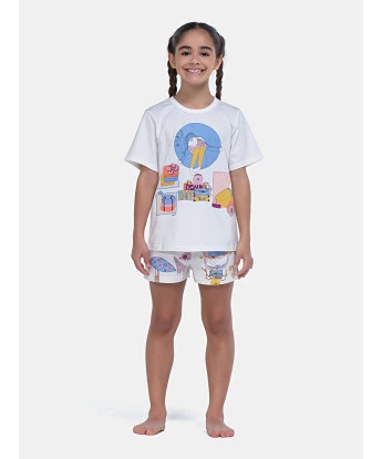 Pijama Manga Curta e Short