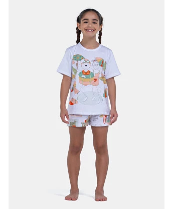 Pijama Manga Curta e Short
