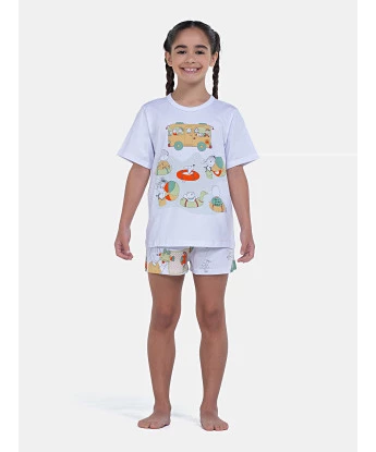 Pijama Manga Curta e Short