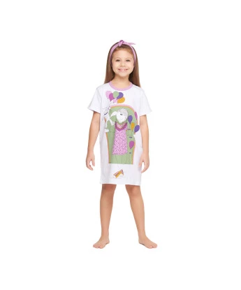 Camisão Feminino Kids Manga Curta