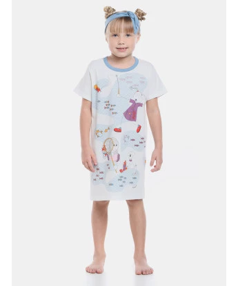 Camisão manga curta               