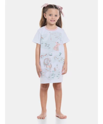 Camisão manga curta      