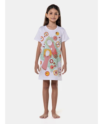 Camisão manga curta          