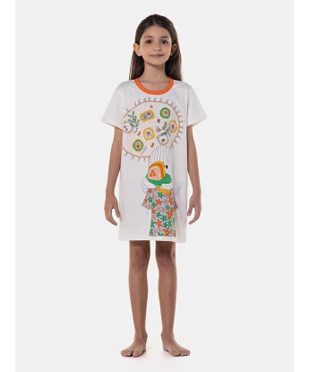 Camisão Feminino Infantil manga curta Pat Sonhart