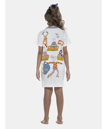Camisão Feminino Kids Manga Curta