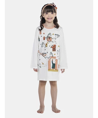 Camisão Feminino Kids Manga Longa