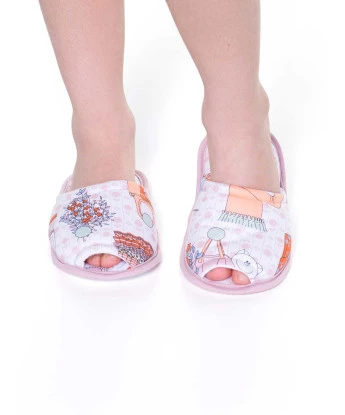 PANTUFA COM ABERTURA INFANTIL - 5 A 12 ANOS