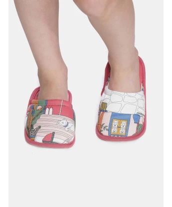PANTUFA FECHADA FEMININA INFANTIL - 5 A 12 ANOS  
