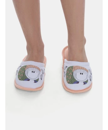Pantufa Feminina Fechada Infantil Estampa Pat