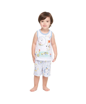 Conjunto Masculino Baby Regata e Bermuda