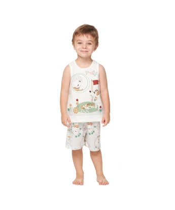 Pijama regata e bermuda