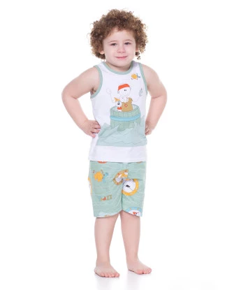 PIJAMA REGATA E BERMUDA