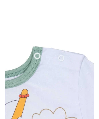 Pijama manga curta e calça 