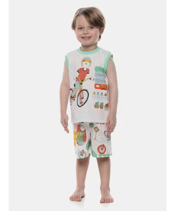 Pijama Regata Machão e Bermuda