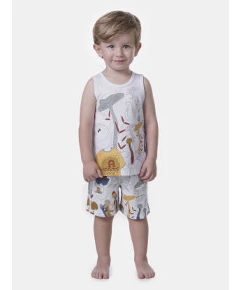 Pijama regata e bermuda   