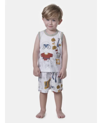 Pijama regata machão e bermuda