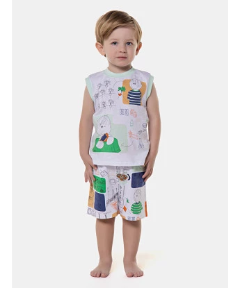 Pijama regata machão e bermuda