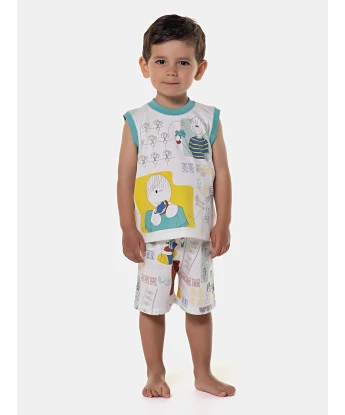 Pijama regata machão e bermuda