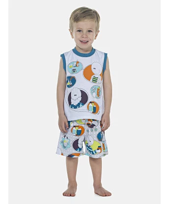Pijama Masculino Baby Regata Machão e Bermuda
