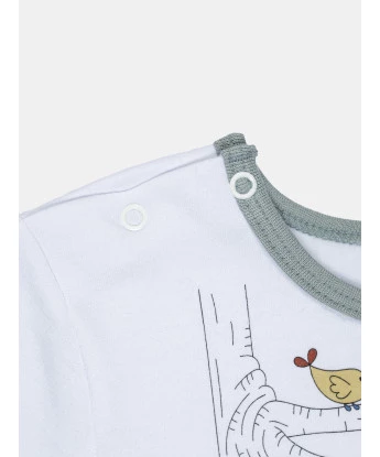 Pijama Masculino Baby Manga Longa e Calça Moletinho