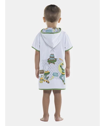 Roupão Masculino Baby Manga Curta Atoalhado