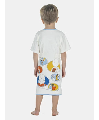 Roupão Masculino Baby Manga Curta Atoalhado