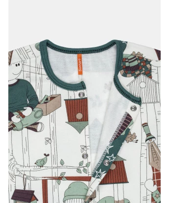 Macacão Masculino Baby Manga Longa Moletinho
