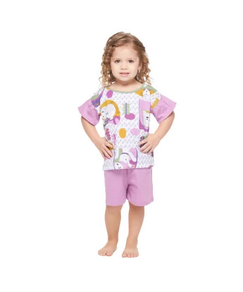 Pijama manga curta e short