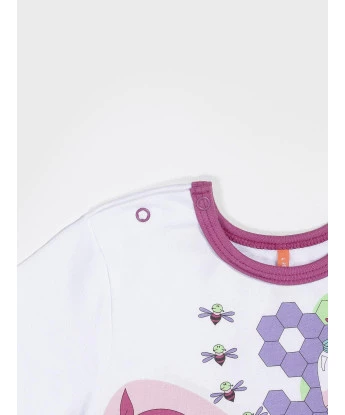 Conjunto Feminino Baby Manga Curta e Calça