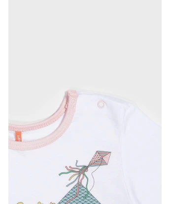 Conjunto Feminino Baby Manga Curta e Calça