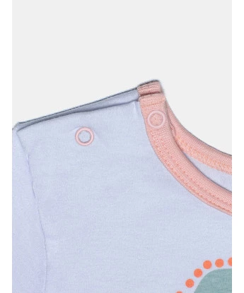 Pijama Infantil Feminino Blusa Manga Curta e Calça Pat e Annie