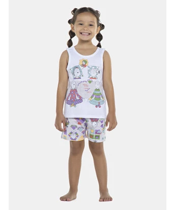 Pijama Feminino Baby Regata e Short