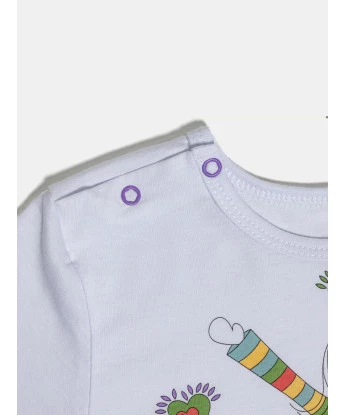 Pijama Feminino Baby Manga Curta e Calça