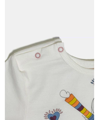 Pijama Feminino Baby Manga Curta e Calça