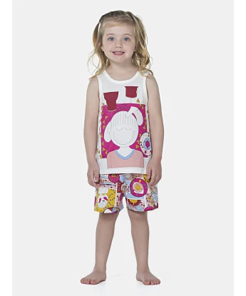 Pijama Feminino Baby Regata e Short