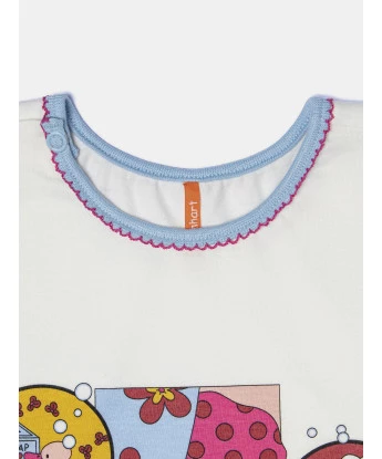 Pijama Feminino Baby Manga Curta e Short