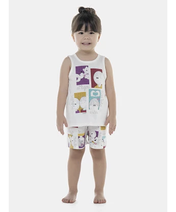 Pijama Feminino Baby Regata e Short