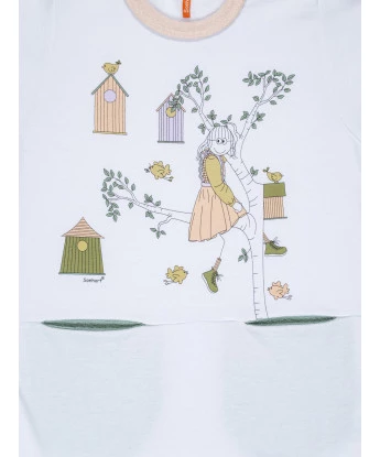 Camisão Feminino Baby Manga Longa Com Bolsos Moletinho