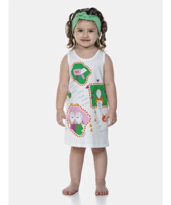 Camisola Infantil Menina Regata Média Pat e Annie