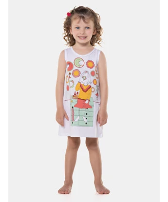 Camisola Infantil Menina regata Média Pat 