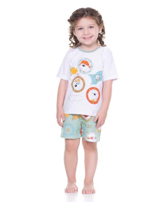 PIJAMA MANGA CURTA E SHORT