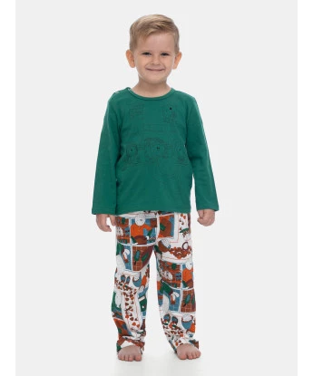 Pijama Manga Longa Infantil Feminino e Calça Estampa