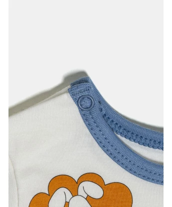 Pijama Masculino Bebe Manga Curta e Calça
