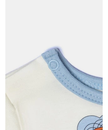 Pijama Masculino Bebe Manga Curta e Calça