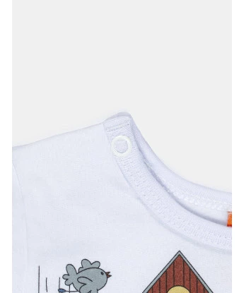 Pijama Masculino Bebe Manga Longa e Calça Moletinho