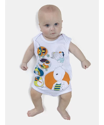 Kit Body Masculino Bebe Sem Mangas