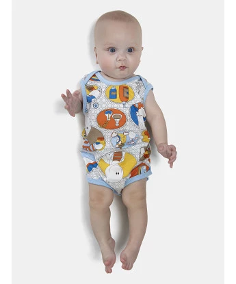 Kit Body Masculino Bebe Sem Mangas