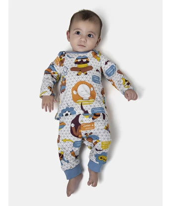 Kit Pagão Masculino Bebe Manga Longa